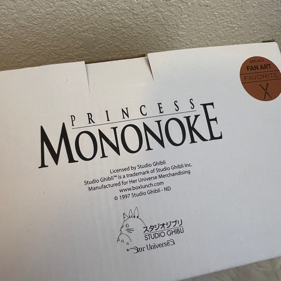 Studio Ghibli Princess Mononoke Tapestry Throw Blanket Ramen Bowl Coin Purse - Picture 8 of 8